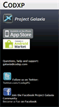 Mobile Screenshot of galaxia.codxp.com